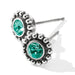 "Brighton : Twinkle Mini Post Earrings in Emerald -"