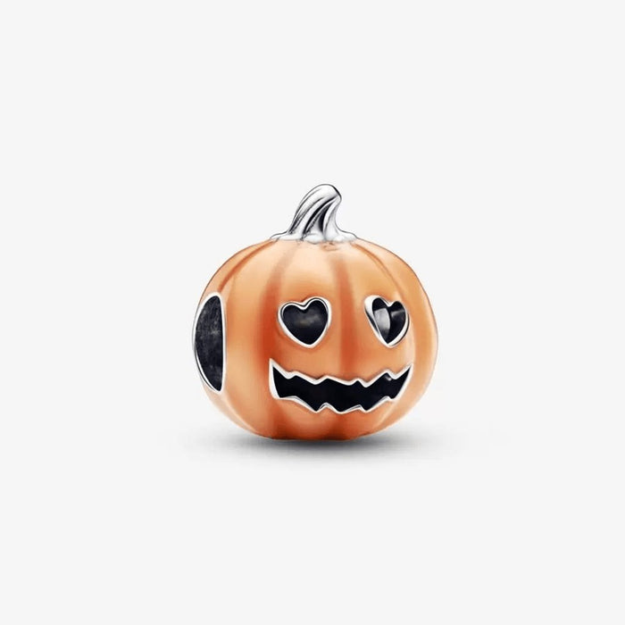 "PANDORA : Glow - in - the - dark Spooky Pumpkin Charm - PANDORA : Glow - in - the - dark Spooky Pumpkin Charm - Annies Hallmark and Gretchens Hallmark, Sister Stores"