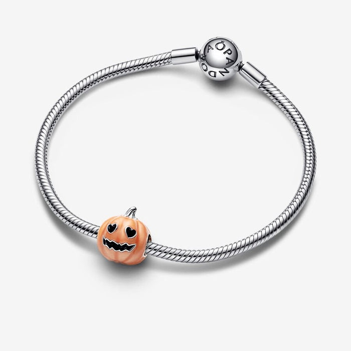"PANDORA : Glow - in - the - dark Spooky Pumpkin Charm - PANDORA : Glow - in - the - dark Spooky Pumpkin Charm - Annies Hallmark and Gretchens Hallmark, Sister Stores"