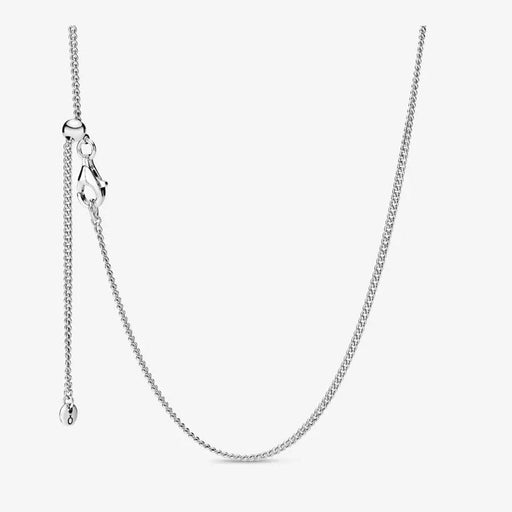 "PANDORA : Curb Chain Necklace - Sterling Silver (23.6\") -"