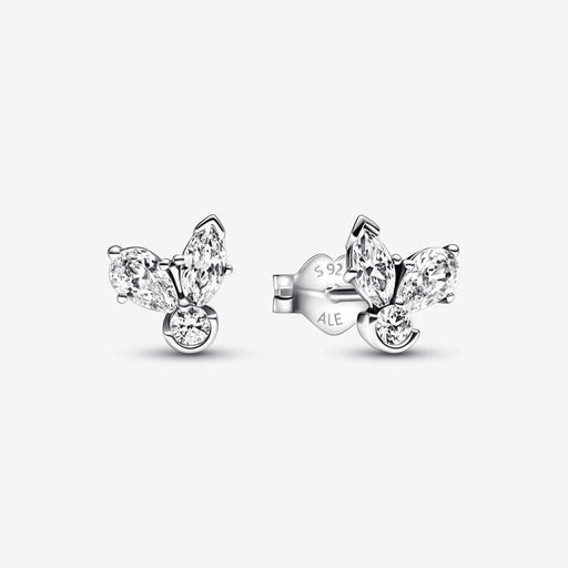 "PANDORA : Sparkling Herbarium Cluster Stud Earrings -"