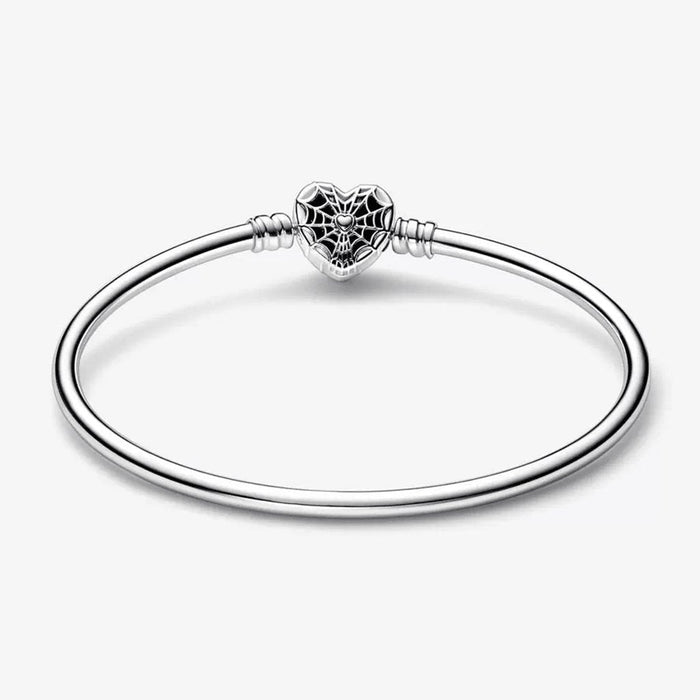 "PANDORA : Pandora Moments Marvel Spider-Man Mask Clasp Bangle -"