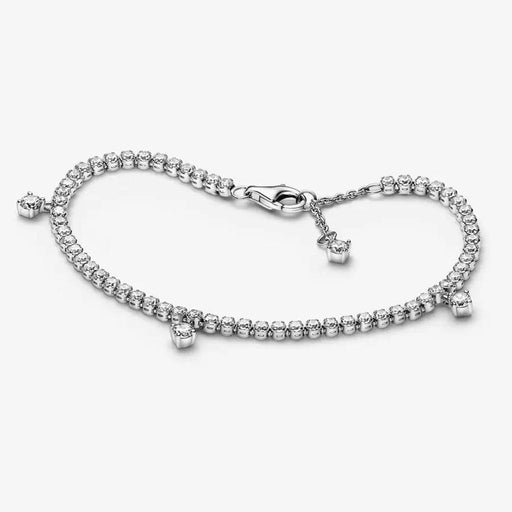 "PANDORA : Sparkling Drops Tennis Bracelet -"