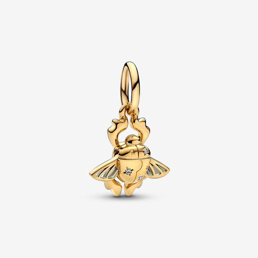 "PANDORA : Disney Aladdin Scarab Beetle Dangle Charm -"