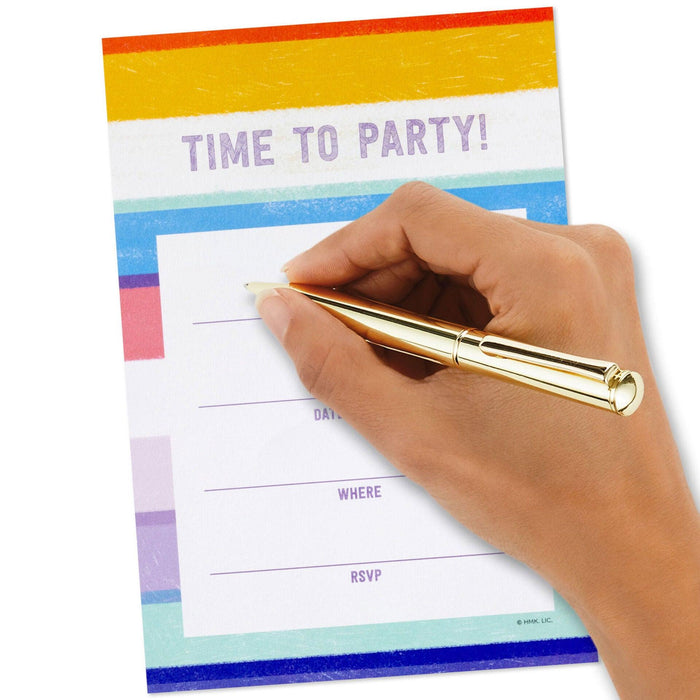 "Hallmark : Cocktail Cheers Party Invitations, Pack of 10 -"