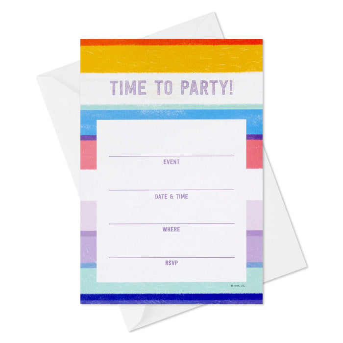 "Hallmark : Cocktail Cheers Party Invitations, Pack of 10 -"