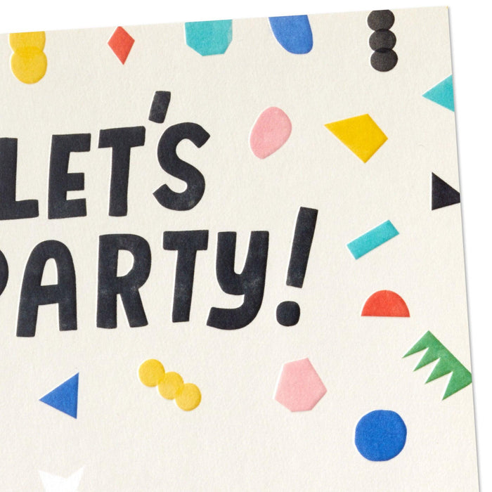 "Hallmark : Colorful Confetti Party Invitations, Pack of 20 -"