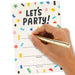 "Hallmark : Colorful Confetti Party Invitations, Pack of 20 -"