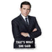 "Hallmark : The Office® Michael Scott That's What She Said Vinyl Decal -"