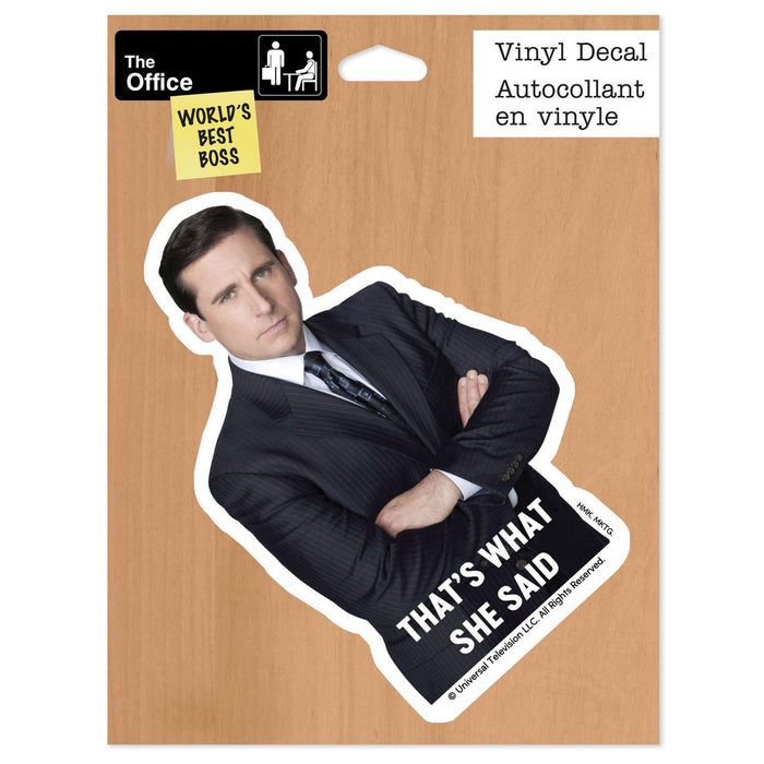 "Hallmark : The Office® Michael Scott That's What She Said Vinyl Decal -"