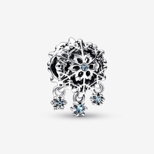 "PANDORA : Icy Snowflake Drop Charm -"