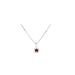 "Stia : Garnet CZ Birthstone Necklace (January) - Stia : Garnet CZ Birthstone Necklace (January)"
