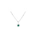 "Stia : Emerald CZ Birthstone Necklace (May) - Stia : Emerald CZ Birthstone Necklace (May)"