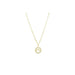 "Stia : Charm & Chain Necklace Pavé Paw in Gold Plating - Stia : Charm & Chain Necklace Pavé Paw in Gold Plating"