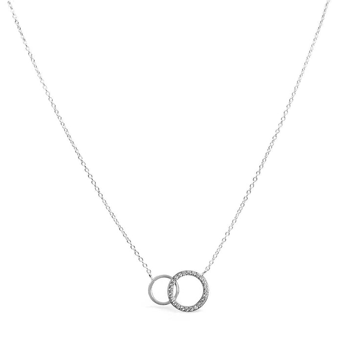 "Stia : Dainty Double Circle Necklace - Stia : Dainty Double Circle Necklace - Annies Hallmark and Gretchens Hallmark, Sister Stores"