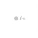 "Stia : Pretty Party Earring Pavé Disk Stud in Silver -"