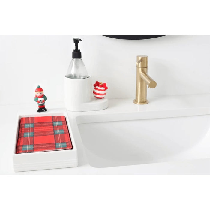 "Nora Fleming : Pinstripes Melamine Guest Towel Holder at Annie's Hallmark"