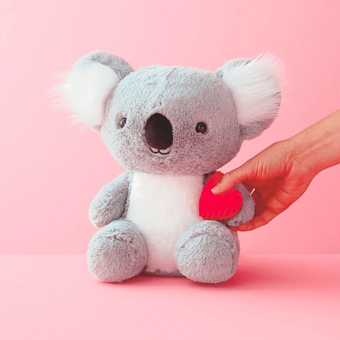 "Hallmark : Be There When You Can’t Recordable Koala Stuffed Animal With Heart, 11” -"