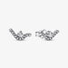 "PANDORA : Sparkling Wave Stud Earrings -"