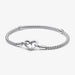 "PANDORA : Pandora Moments Studded Chain Bracelet -"