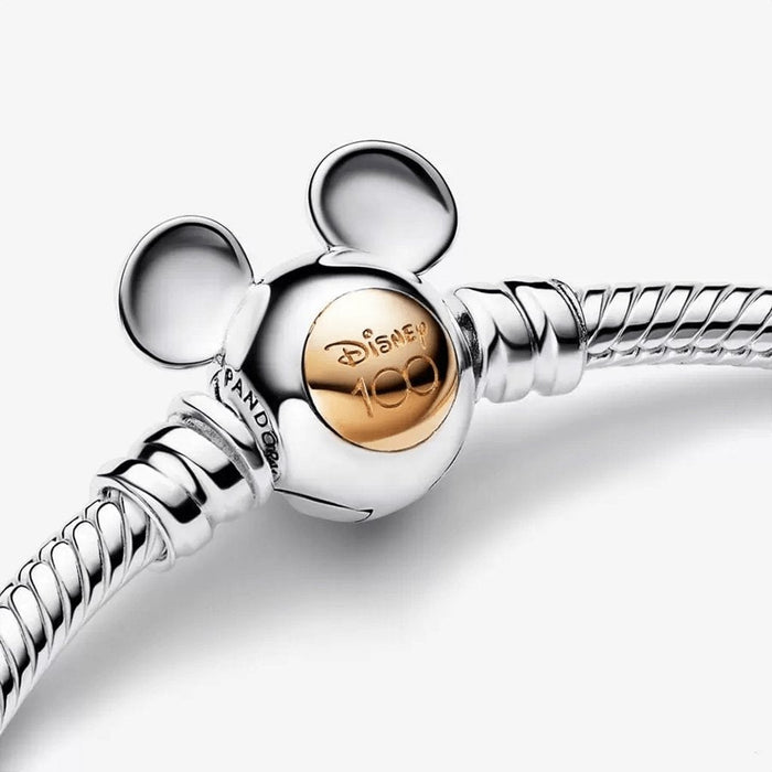 "PANDORA : Disney 100th Anniversary Moments Snake Chain Bracelet -"