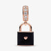 "PANDORA : Love Padlock Dangle Charm -"