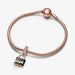 "PANDORA : Love Padlock Dangle Charm -"