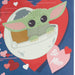"Hallmark : 13\" Star Wars: The Mandalorian™ Grogu™ and Hearts Large Gift Bag -"