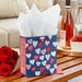 "Hallmark : 6.5\" Colorful Hearts Small Valentine's Day Gift Bag With Tissue Paper -"