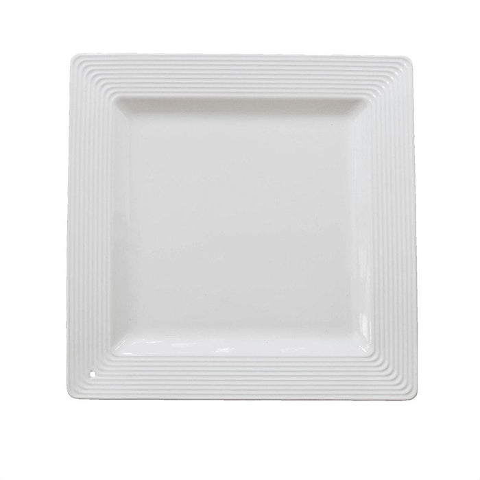 "Nora Fleming : Pinstripe Square Platter -"