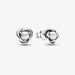 "PANDORA : June White Eternity Circle Stud Earrings -"