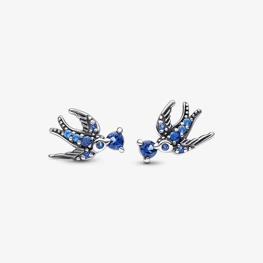 "PANDORA : Sparkling Swallow Stud Earrings -"