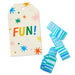 "Hallmark : Fun! Large Gift Tag and Ribbon Set -"