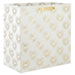 "Hallmark : 15\" Gold Hearts on White Extra-Deep Gift Bag -"