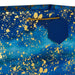 "Hallmark : 15\" Gold Splatter on Navy Blue Extra-Deep Gift Bag -"