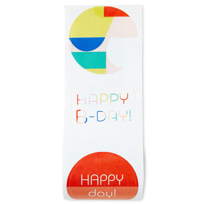 "Hallmark : Happy Day Stickers on Roll, Pack of 27 -"