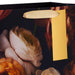 "Hallmark : 13\" Dark Floral Large Gift Bag -"