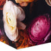 "Hallmark : 13\" Dark Floral Large Gift Bag -"