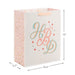"Hallmark : 13\" Pastel HBD Large Gift Bag -"