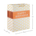 "Hallmark : 13\" Happy Birthday Hexagons Large Gift Bag -"