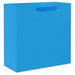 "Hallmark : 10.4\" Royal Blue Large Square Gift Bag -"