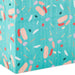 "Hallmark : 13\" Colorful Terrazzo on Mint Large Gift Bag -"