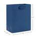 "Hallmark : 6.5\" Navy Small Gift Bag -"