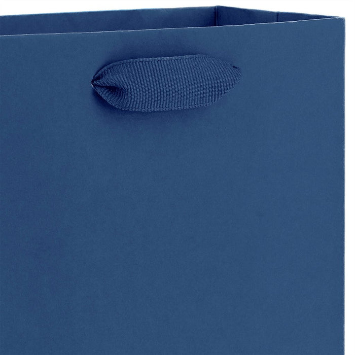 "Hallmark : 6.5\" Navy Small Gift Bag -"