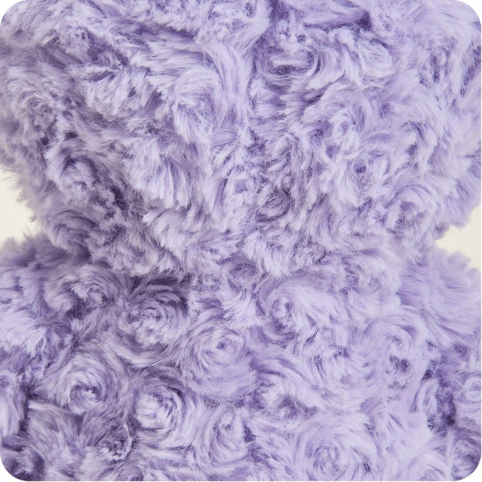 "Warmies : Purple Curly Bear Warmies -"