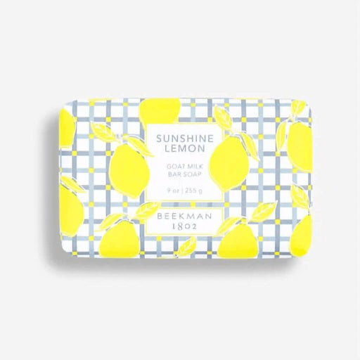 "Beekman 1802 : Sunshine Lemon Goat Milk Soap -"