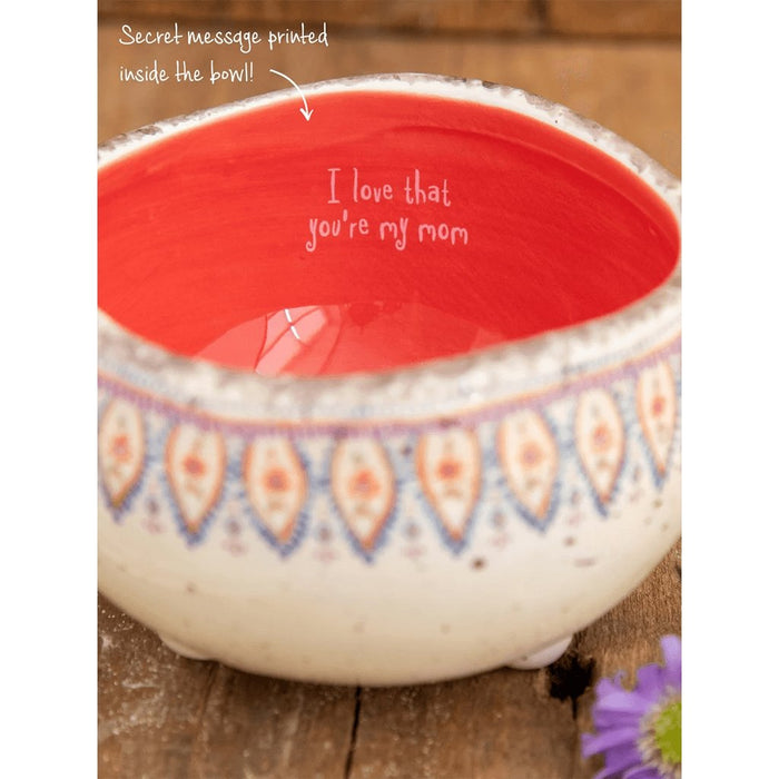 "Natural Life : Artisan Secret Message Soy Candle - I Love Mom -"