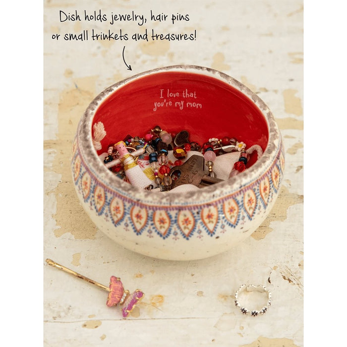 "Natural Life : Artisan Secret Message Soy Candle - I Love Mom -"