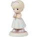 "Precious Moments : Blessings On Your First Communion Blonde Hair/Light Skin Girl Figurine -"