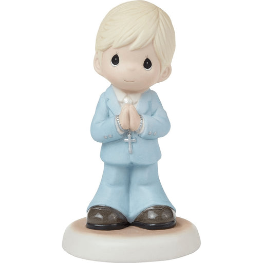 "Precious Moments : Blessings On Your First Communion Blond Hair/Light Skin Boy Figurine at Annie's Hallmark"